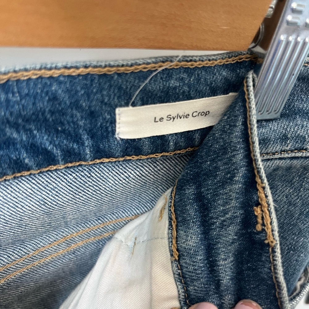 Frame Denim Le Sylvie Crop Size 25 - Picture 4 of 8